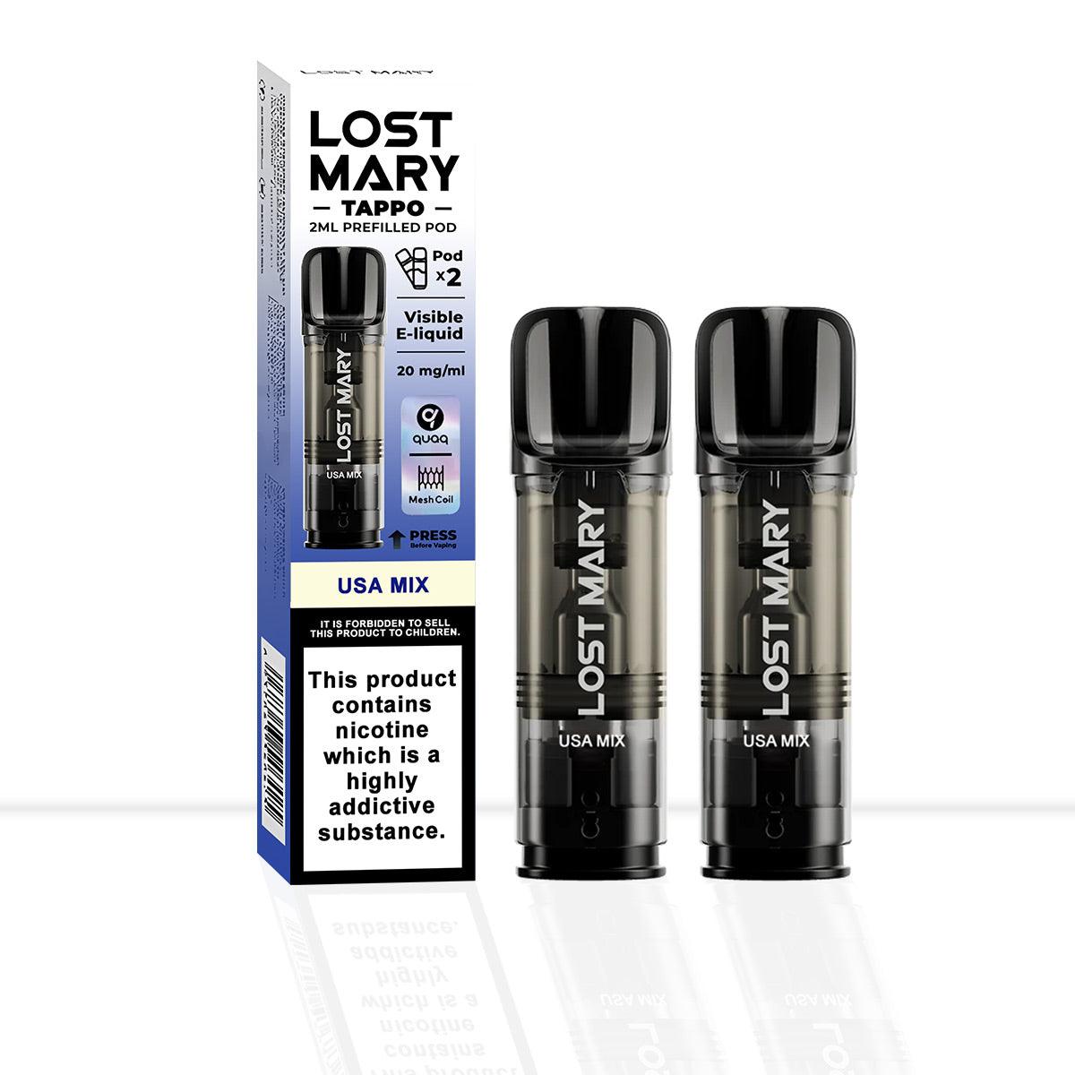 Lost Mary Tappo USA Mix Vape Pods - Pod & Refills