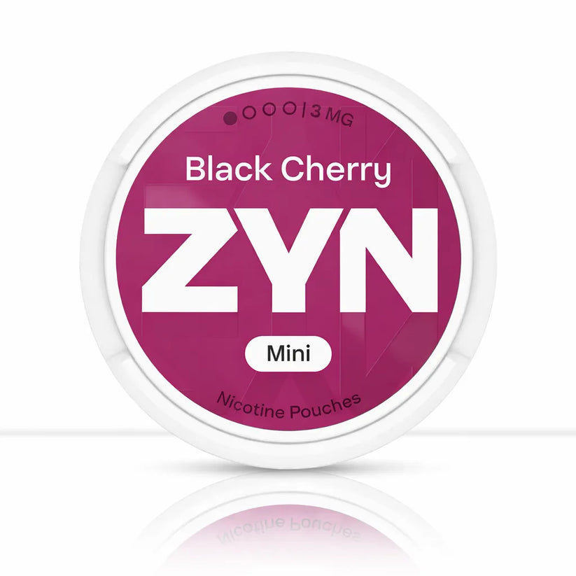 Black Cherry ZYN Nicotine Pouch | Cherry, Berry & Vanilla - X-Low 1.5mg-Medium 3mg-Strong 6mg-Strong 11mg