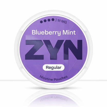 Blueberry Mint ZYN Nicotine Pouch | 11mg Regular Pouches - Strong 11mg