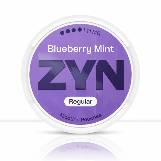 Blueberry Mint ZYN Nicotine Pouch | 11mg Regular Pouches - Strong 11mg