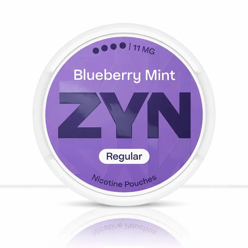 Blueberry Mint ZYN Nicotine Pouch | 11mg Regular Pouches - Strong 11mg