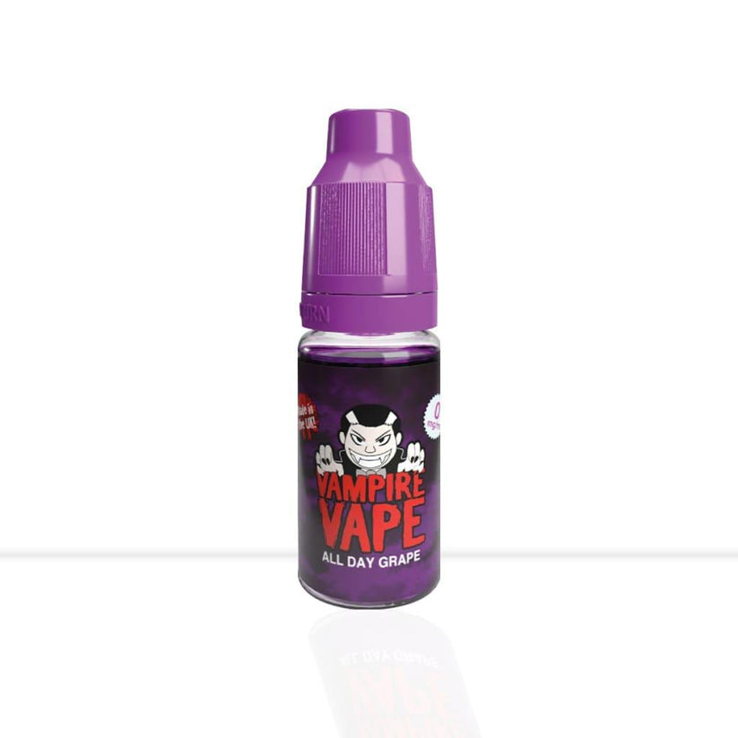 Buy All Day Grape E-Liquid Vampire Vape | Free Shipping - 6mg | 10ml-12mg | 10ml