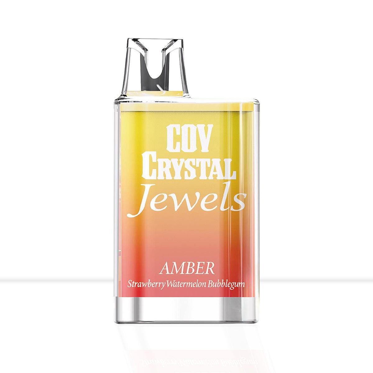 COV Crystal Jewels Strawberry Watermelon Bubblegum Amber Disposable - Vape Kits