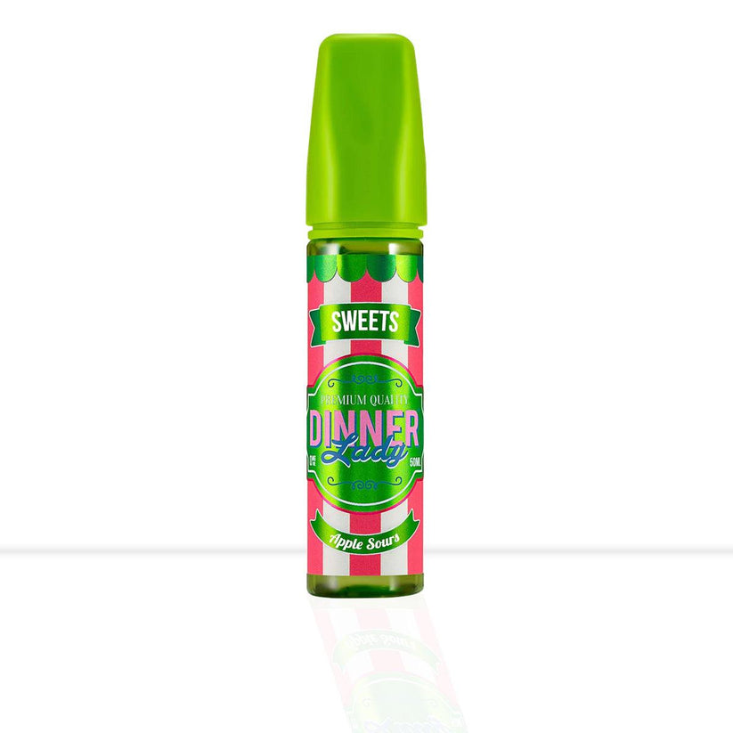 Buy Apple Sours Shortfill E-Liquid Dinner Lady | Free Shipping - 50ml | 0mg