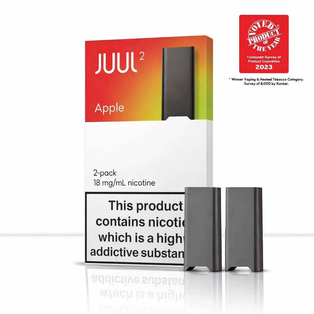 JUUL2 Apple Prefilled Vape Pods - 18mg