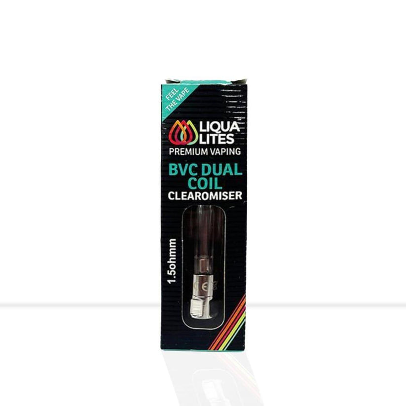 Buy AquaVape BVC Dual Coil Clearomiser Tank | Free Shipping - Default Title