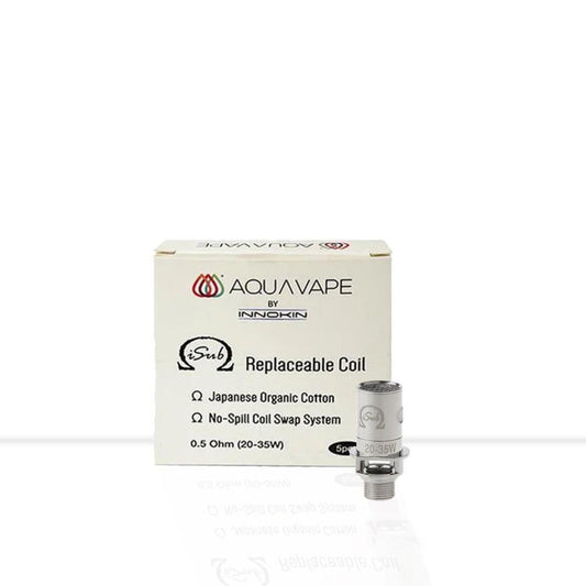 Buy AquaVape I Sub Coils 0.5ohms 5 Pack | Free Shipping