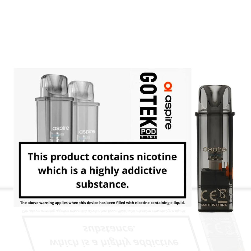 Buy Aspire Gotek Replacement Pods | Free Shipping - 0.8 Ohm