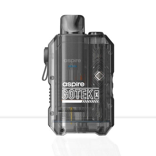 Buy Aspire Gotek X Pod Vape Kit | Free Shipping - Transparent-Transparent Black-Transparent Blue-Transparent Green-Transparent Orange