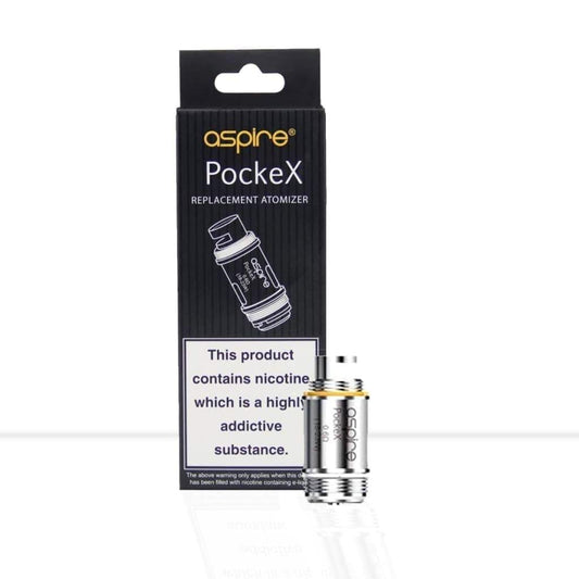Buy Aspire PockeX Coils 5 Pack | Free Shipping - 0.6ohm-1.2ohm