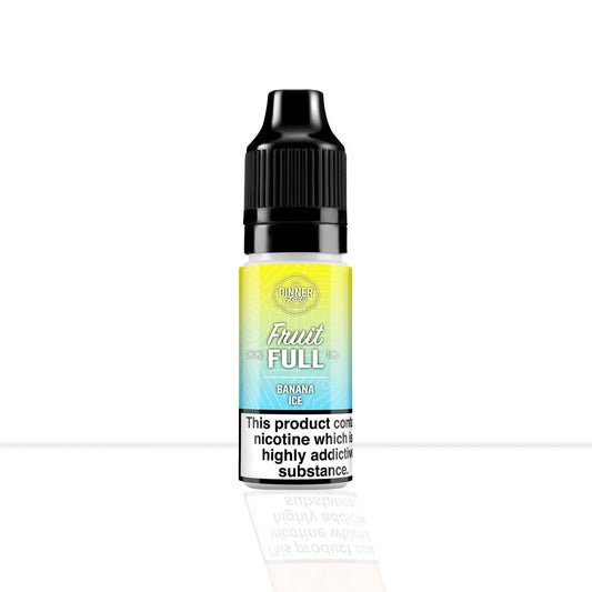 Banana Ice Nic Salt E-Liquid Dinner Lady Fruit Full Bar Salts | Free Shipping - 10ml | 10mg
