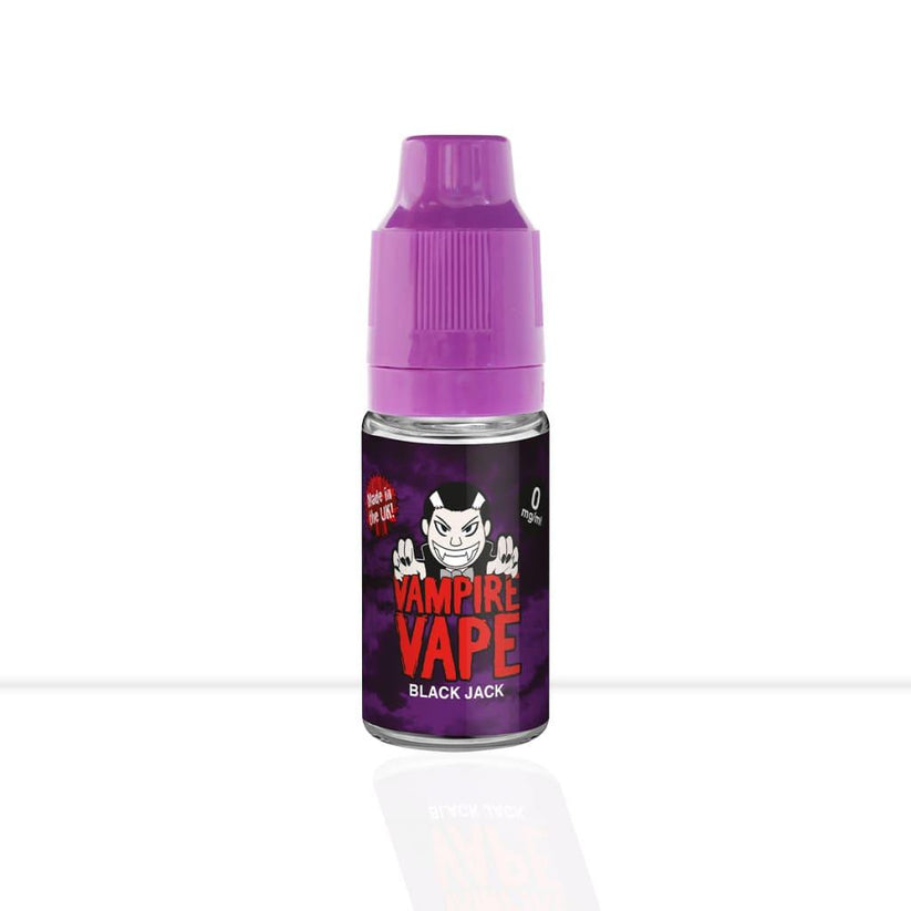 Buy Black Jack E-Liquid Vampire Vape | Free Shipping - 6mg | 10ml-12mg | 10ml