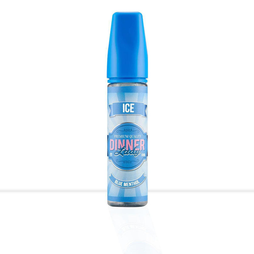 Buy Blue Menthol Ice Shortfill E-Liquid Dinner Lady | Free Shipping - 50ml | 0mg