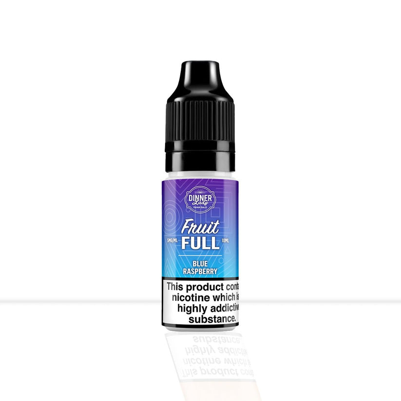 Blue Raspberry Nic Salt E-Liquid Dinner Lady Fruit Full Bar Salts | Free Shipping - 10ml | 10mg-10ml | 20mg