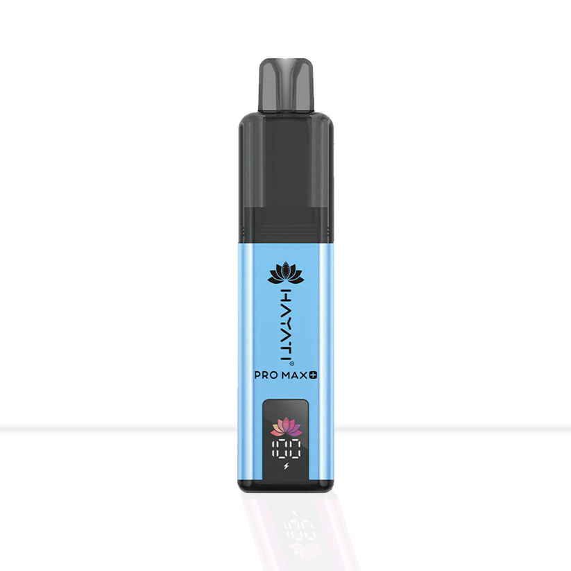 Hayati Pro Max + Pod Vape Kit | Refillable 6000 Puff Vape | TPD - Blue Razz GB-Blue Sour Raspberry-Ice Pop-Fizzy Cherry-Fresh Mint