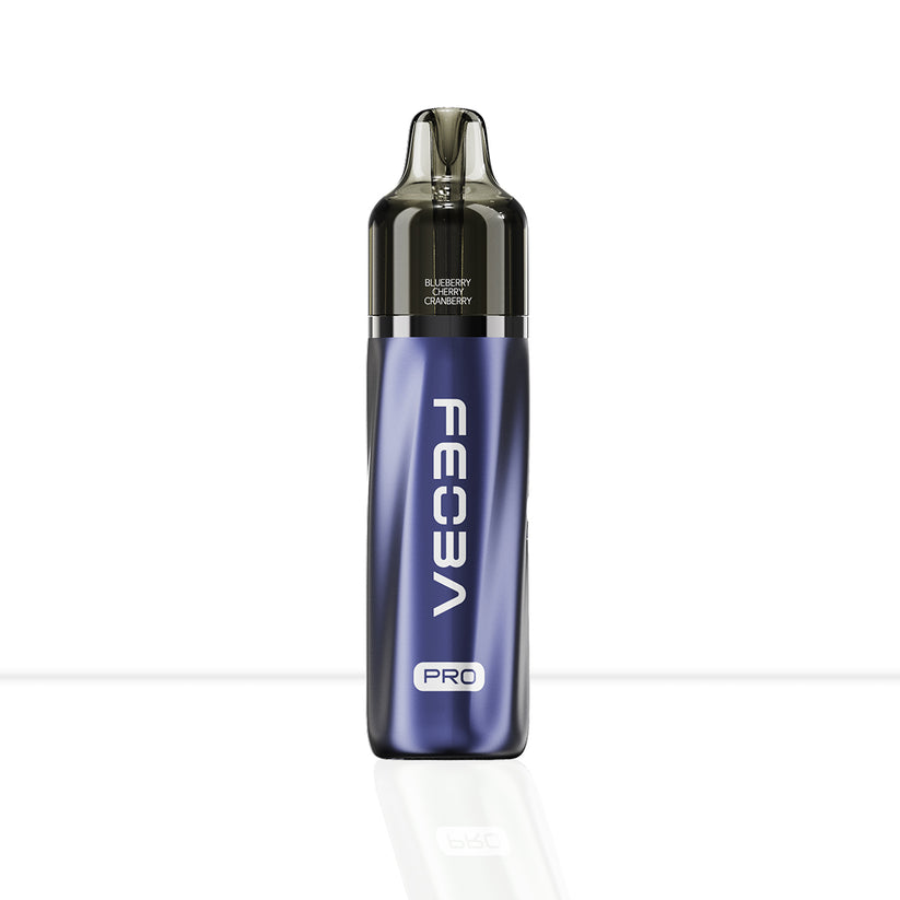 Feoba Pro Pod Vape Kit | 6000 Puff Prefilled Pod Device - Watermelon Ice-Fizzy Cherry-Juicy Peach-Strawberry Watermelon-Gummy Bear