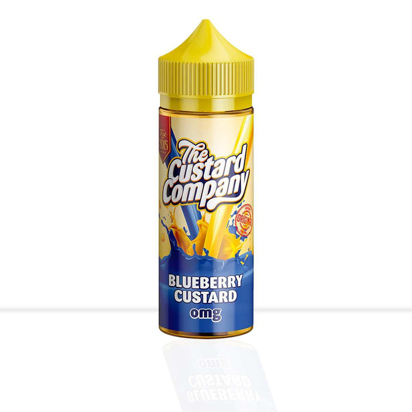 Buy Blueberry Custard Shortfill E-Liquid The Custard Company | Free Shipping - 100ml | 0mg