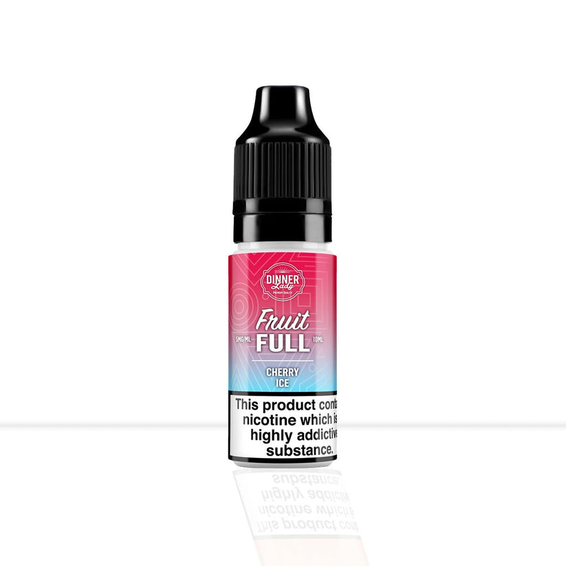 Cherry Ice Nic Salt E-Liquid Dinner Lady Fruit Full Bar Salts | Free Shipping - 10ml | 10mg-10ml | 20mg