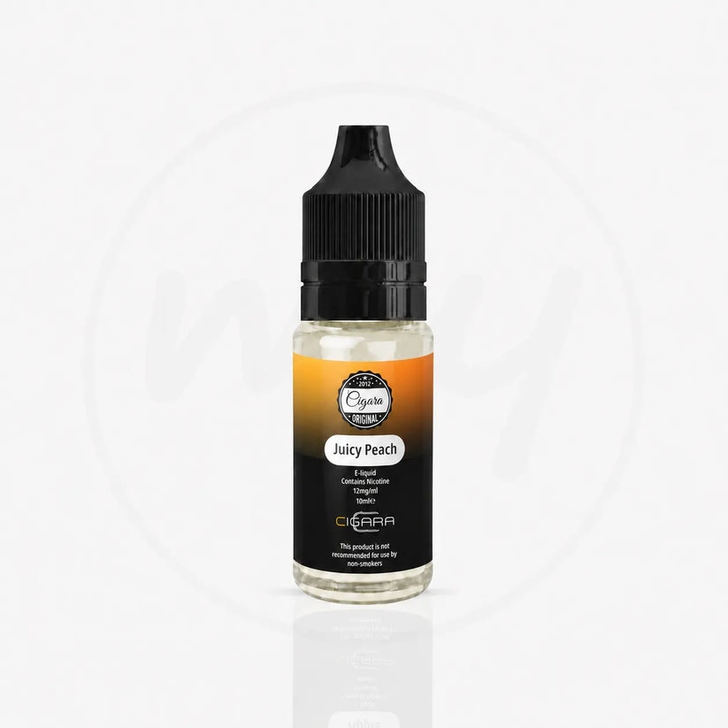 Buy Juicy Peach 70/30 E-Liquid Cigara Original | Free Shipping - 18mg | 10ml