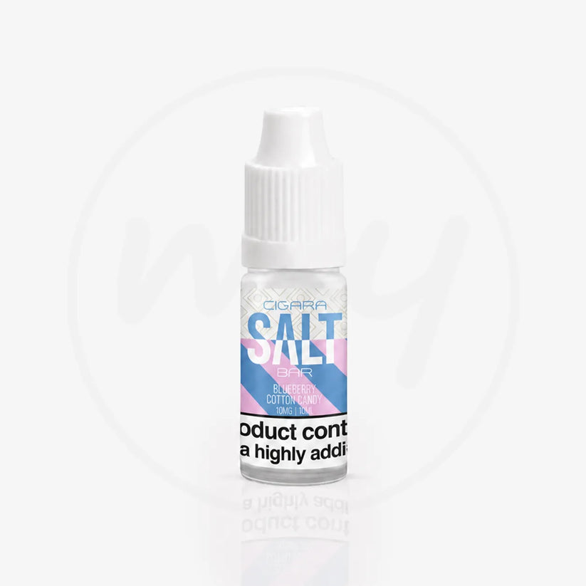 Buy Blueberry Cotton Candy Nic Salt E-Liquid Cigara Salt Bar | Free Shipping - 10ml | 10mg