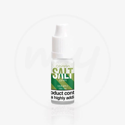 Buy Sour Apple Nic Salt E-Liquid Cigara Salt Bar | Free Shipping - 10ml | 5mg