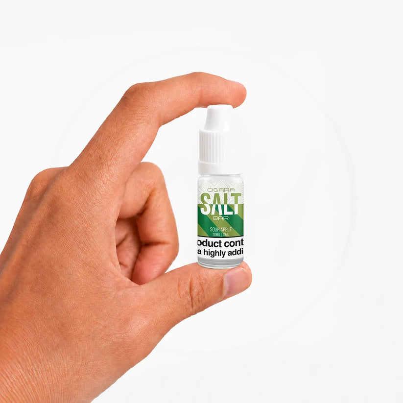 Buy Sour Apple Nic Salt E-Liquid Cigara Salt Bar | Free Shipping - 10ml | 5mg