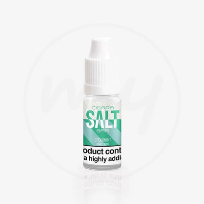 Buy Spearmint Nic Salt E-Liquid Cigara Salt Bar | Free Shipping - 10ml | 5mg