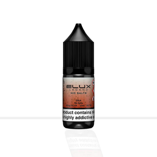 Buy Cola Nic Salt E-Liquid Elux Legend | Free Shipping - 10ml | 10mg