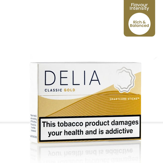 Gold Delia Classic Sticks | Rich & Balanced for IQOS ILUMA