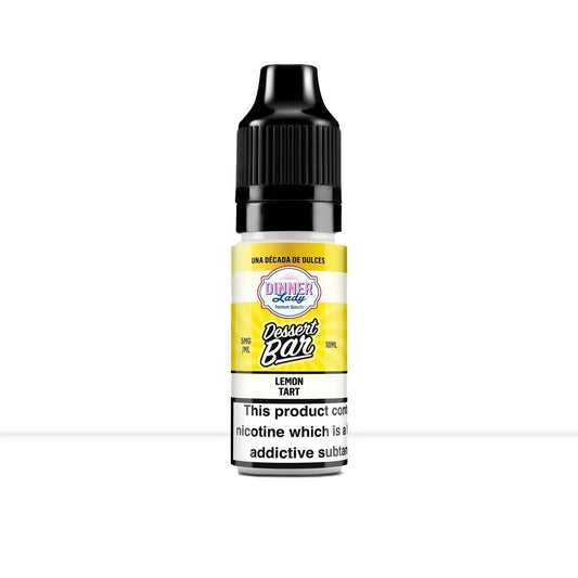 Dinner Lady Dessert Bar Lemon Tart Nic Salt | Free Shipping - 10ml | 5mg-10ml | 10mg-10ml | 20mg