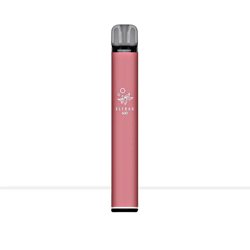 Elf Bar 600 Prefilled Pod Vape Kit - Banana Ice-Blue Razz Lemonade-Blueberry Sour Raspberry-Grape-Kiwi Passionfruit Guava