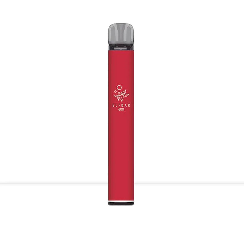 Elf Bar 600 Prefilled Pod Vape Kit - Banana Ice-Blue Razz Lemonade-Blueberry Sour Raspberry-Grape-Kiwi Passionfruit Guava