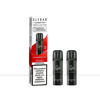 Elf Bar 600 Strawberry Ice Prefilled Vape Pods - Elf Bar 600 Strawberry Ice Prefilled Vape Pods
