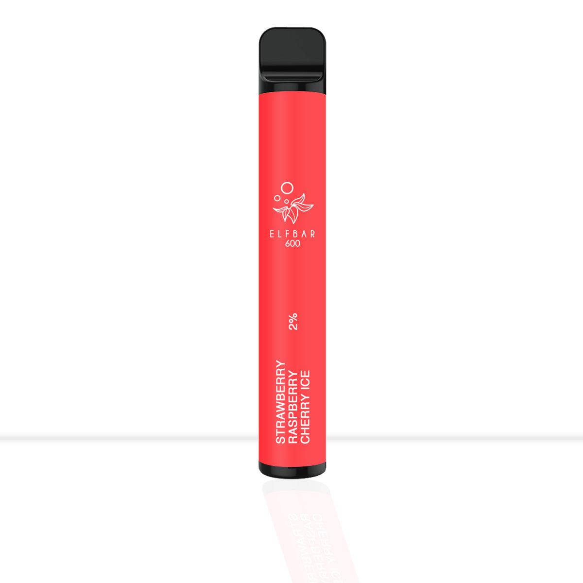 Elf Bar 600 Strawberry Raspberry Cherry Ice Disposable - Elf Bar 600 Strawberry Raspberry Cherry Ice Disposable - Vape Kits