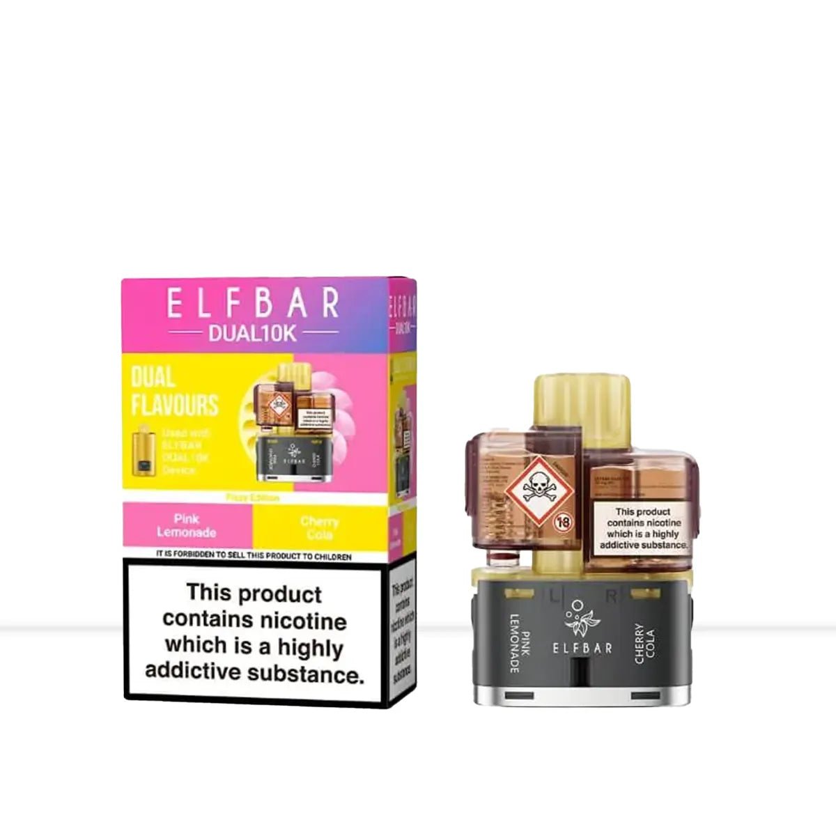 Elf Bar Dual 10K Fizzy Edition Prefilled Pods - Elf Bar Dual 10K Fizzy Edition Prefilled Pods