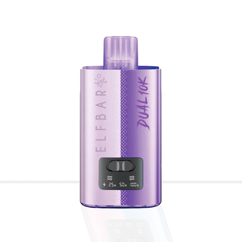 Elf Bar Dual 10K Pod Kit | 10,000 Puff Vape Device UK - Watermelon Edition-Grape Edition-Fizzy Edition-Strawberry Edition-Exotic Edition