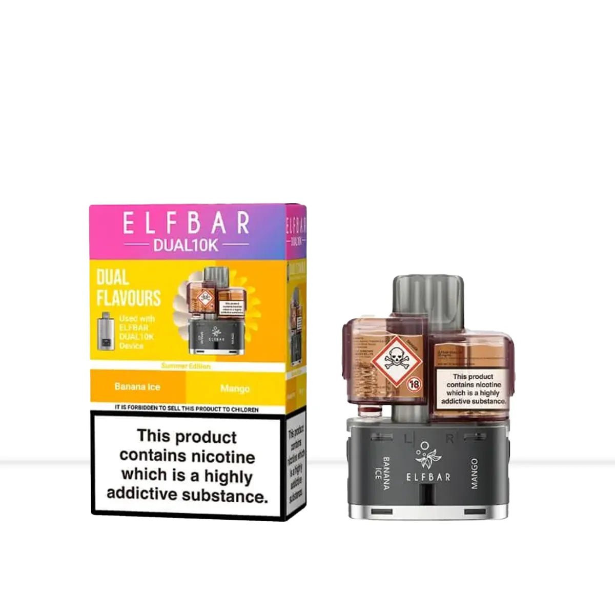 Elf Bar Dual 10K Summer Edition Prefilled Pods - Elf Bar Dual 10K Summer Edition Prefilled Pods
