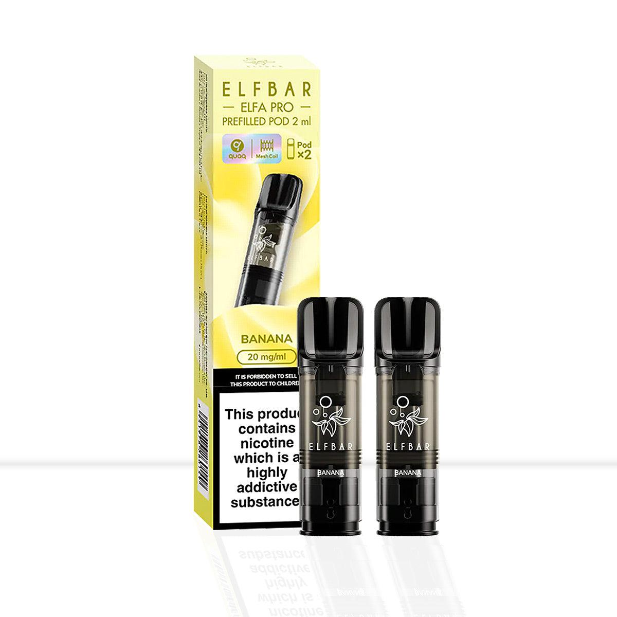 Elf Bar Elfa PRO Banana Vape Pods - Elf Bar Elfa PRO Banana Vape Pods - Pod & Refills
