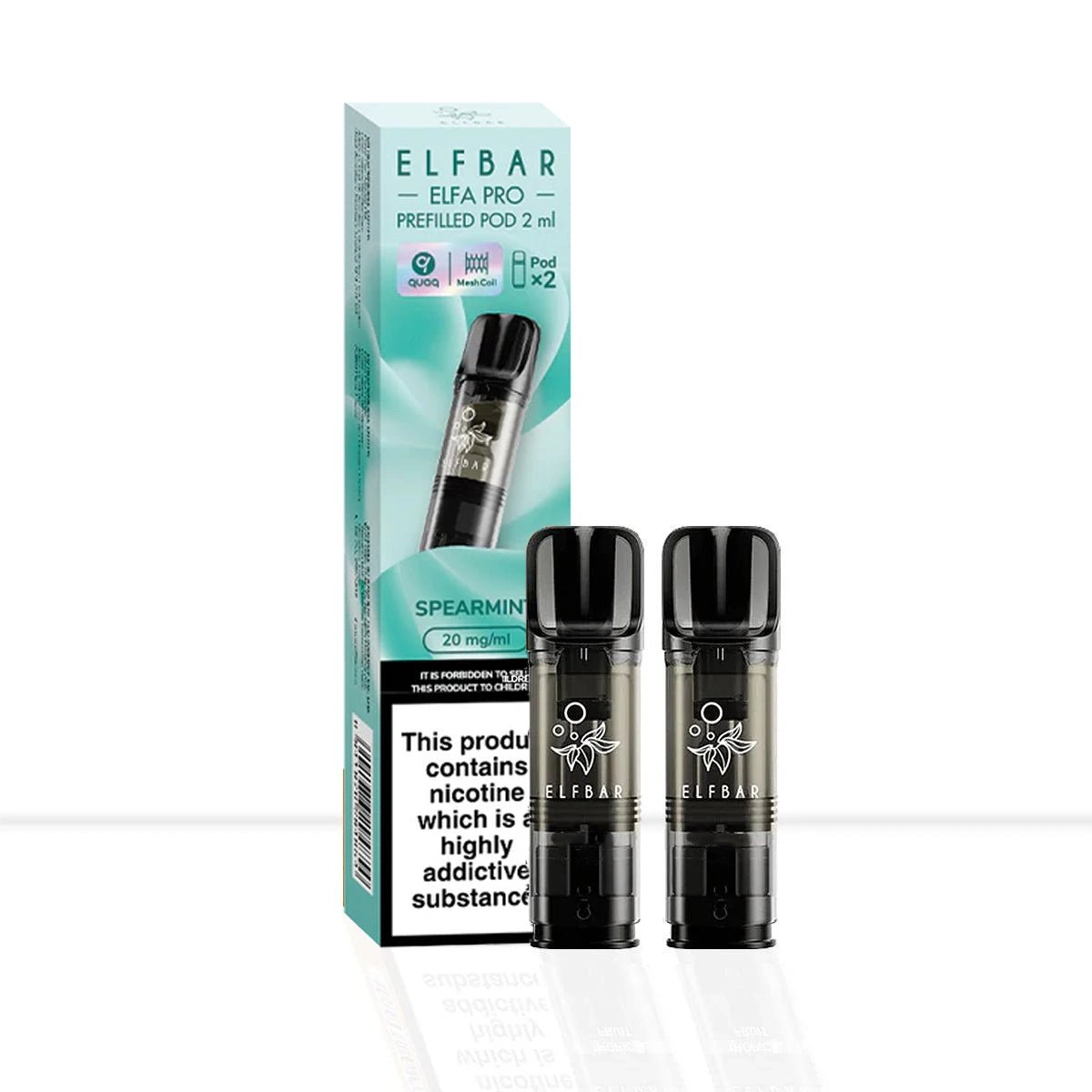 Elf Bar Elfa PRO Spearmint Vape Pods - Elf Bar Elfa PRO Spearmint Vape Pods