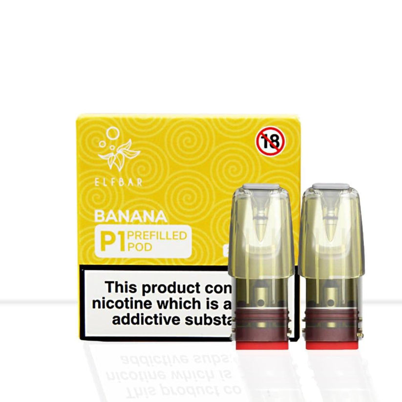 Buy Elf Bar Mate P1 Banana Vape Pods | Free Shipping - Default Title