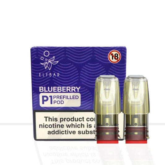 Buy Elf Bar Mate P1 Blueberry Vape Pods | Free Shipping - Default Title