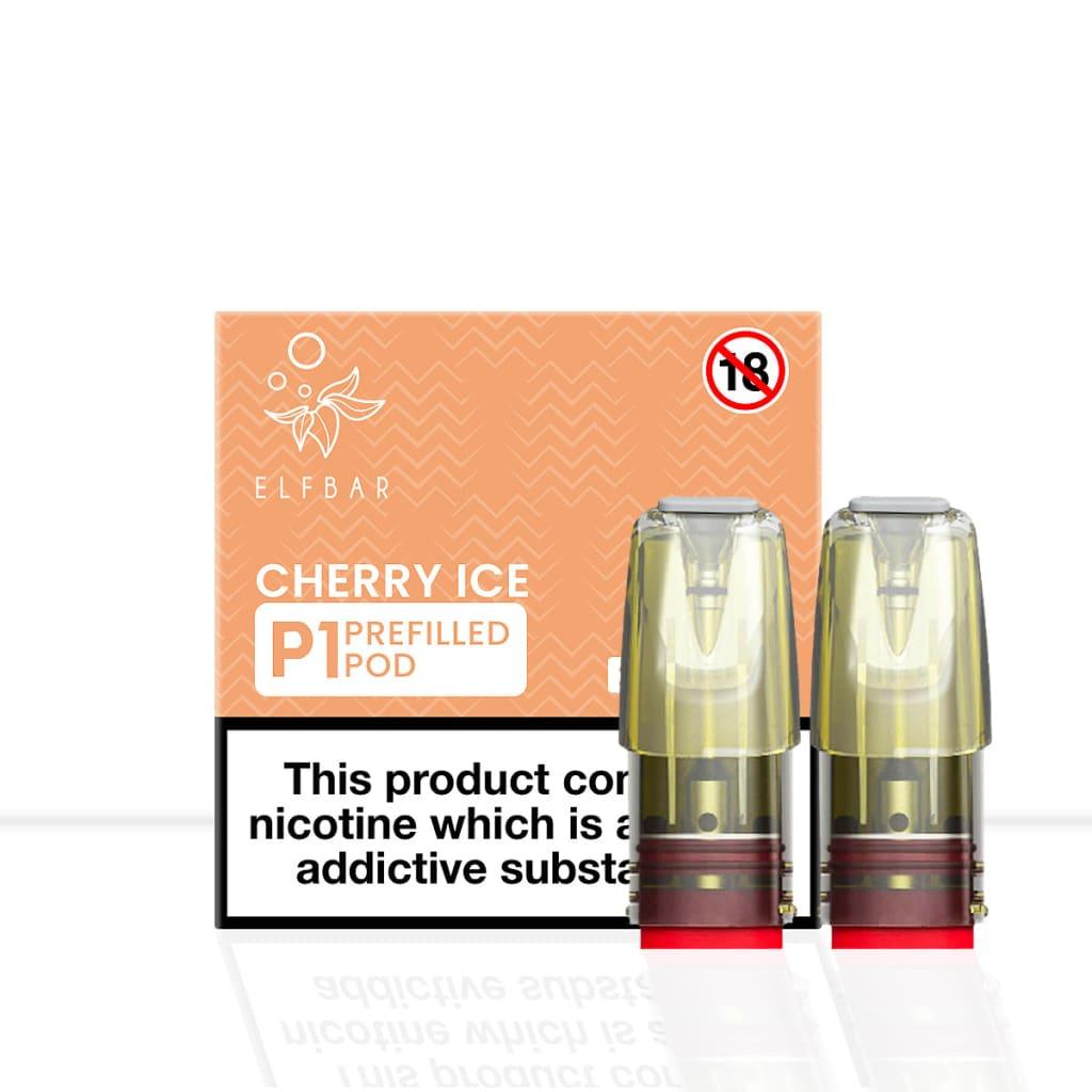 Elf Bar Mate P1 Cherry Ice Vape Pods - Elf Bar Mate P1 Cherry Ice Vape Pods - Pod & Refills