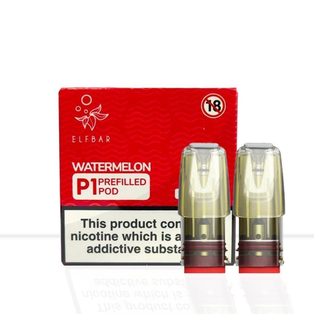 Elf Bar Mate P1 Watermelon Vape Pods - Elf Bar Mate P1 Watermelon Vape Pods - Pod & Refills