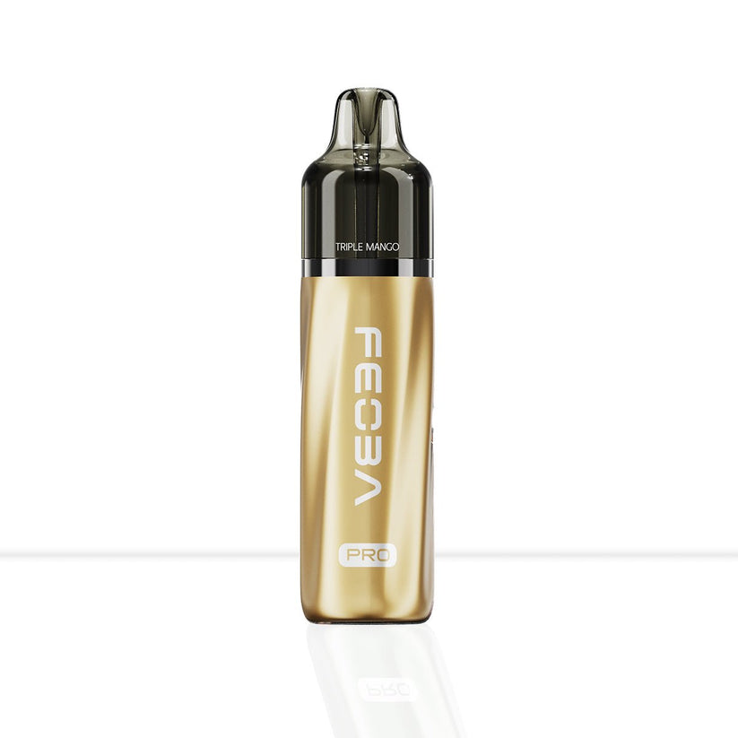Feoba Pro Pod Vape Kit | 6000 Puff Prefilled Pod Device - Watermelon Ice-Fizzy Cherry-Juicy Peach-Strawberry Watermelon-Gummy Bear