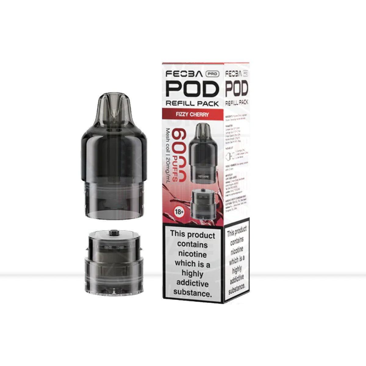 Fizzy Cherry Feoba Pro Prefilled Pods - Fizzy Cherry Feoba Pro Prefilled Pods