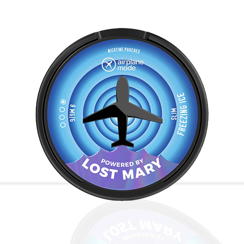 Freezing Ice Lost Mary Airplane Mode Nicotine Pouches | Free Shipping - 9mg-30mg