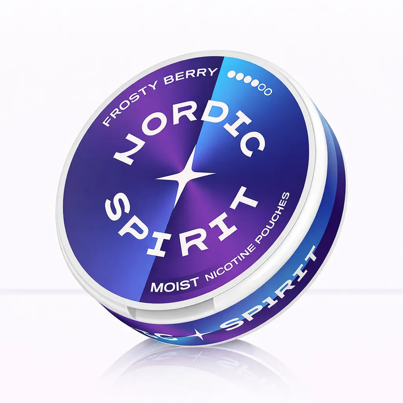 Frosty Berry Nordic Spirit Nicotine Pouches | 9-17mg | Free Shipping - Strong 9mg-Extra Strong 11mg-Max 17mg