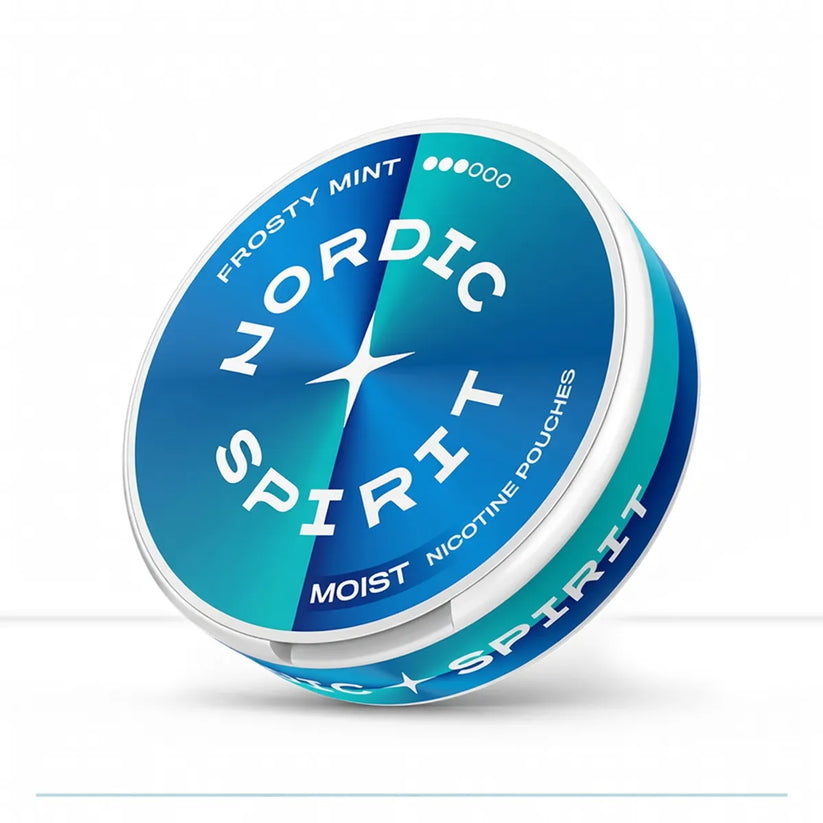 Frosty Mint Nordic Spirit Nicotine Pouches | 9-17mg | Free Shipping - Strong 9mg-Extra Strong 11mg-Max 17mg
