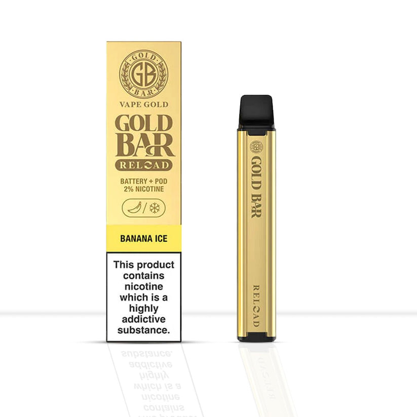 Buy Gold Bar Reload Prefilled Pod Kit | Free Shipping - Blueberry Ice-Cherry Fizz-Raspberry Watermelon-Lemon Ice-24K Mango