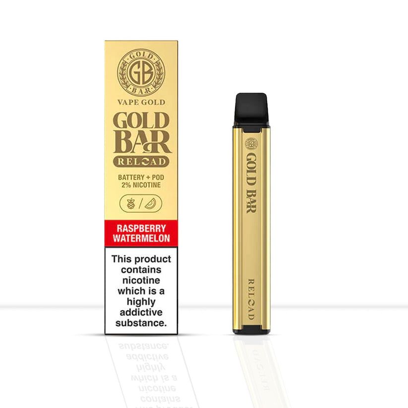 Buy Gold Bar Reload Prefilled Pod Kit | Free Shipping - Blueberry Ice-Cherry Fizz-Raspberry Watermelon-Lemon Ice-24K Mango